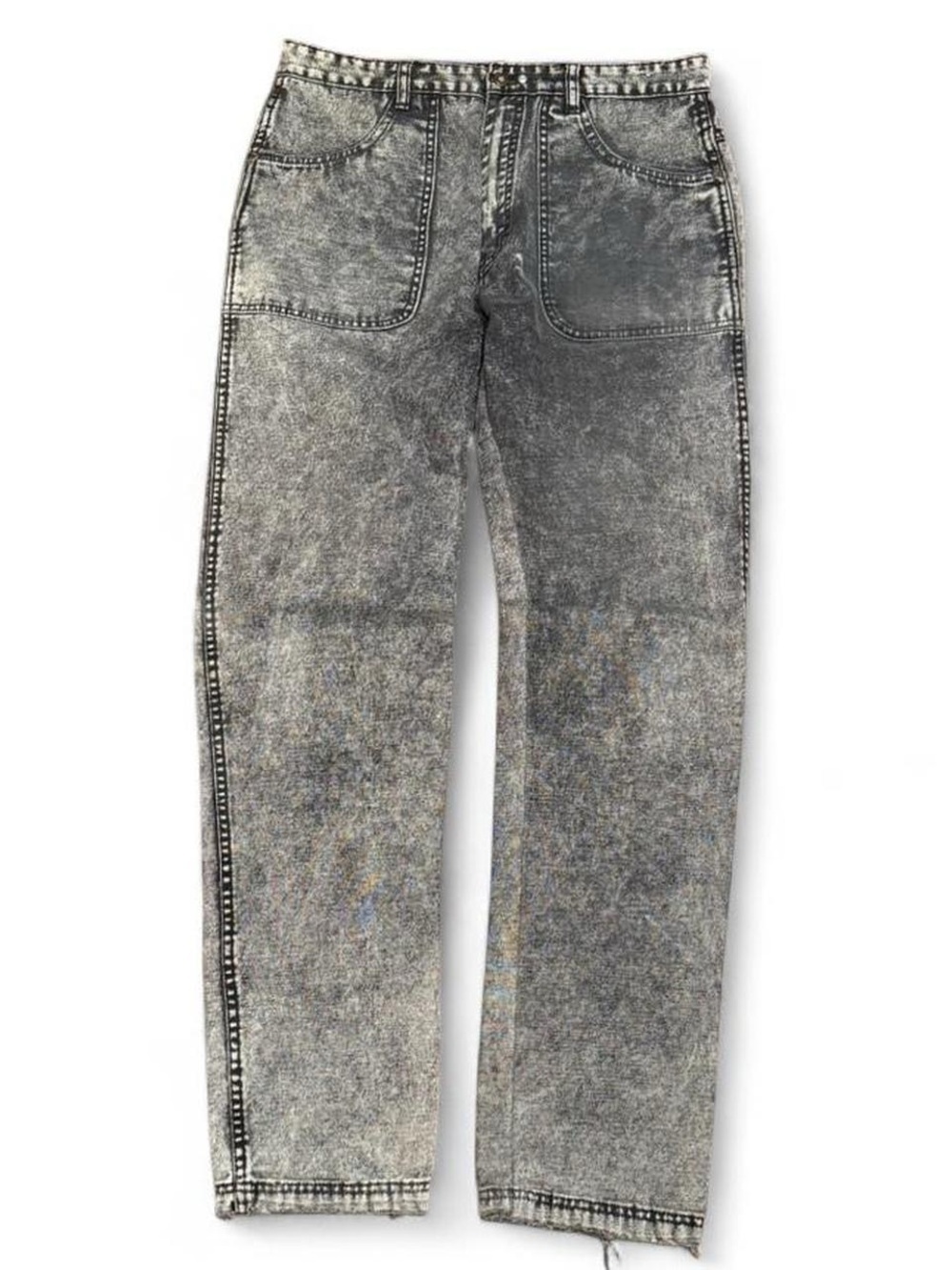Y2K Ecko Unltd Acid Washed Bondage Slim Jeans